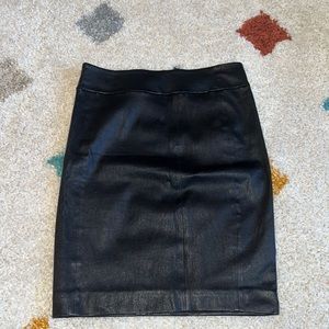 Vince Faux Leather Skirt